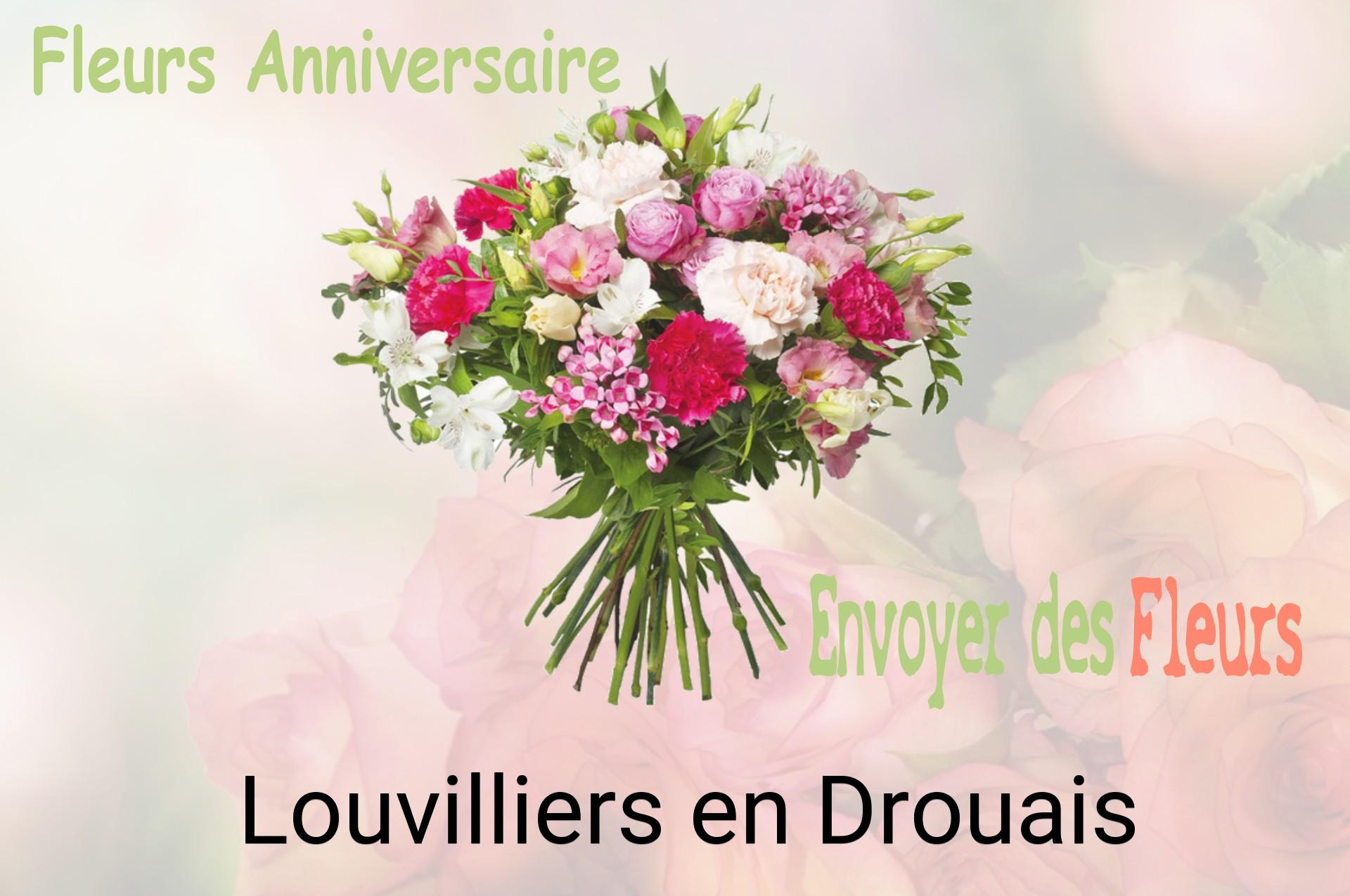 Bouquet de fleurs d’anniversaire livré à Louvilliers-en-Drouais